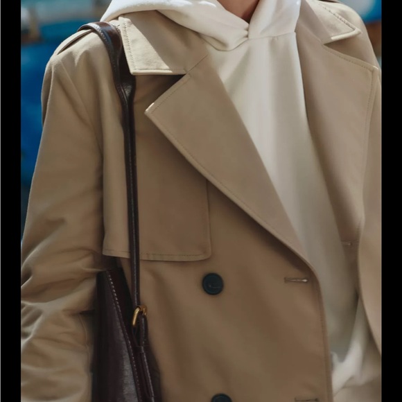 🆕 2025 ZARA BELTED TRENCH COAT - Picture 7 of 8